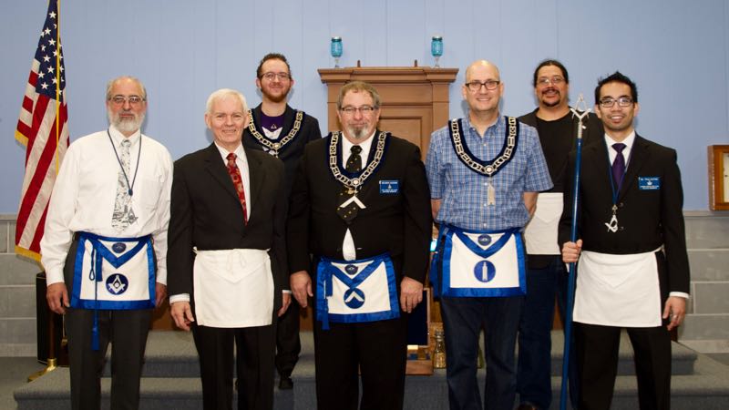 WB Jonathan Seaton, Bro. David Bach, WB Matt Roalkvam, WB Mark Goodwin, Bro. Chad Swaims, WB Frank Schumacher IV, and Bro. Phu Huynh